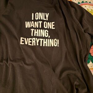 Torrid Black T-Shirt with White Graphic